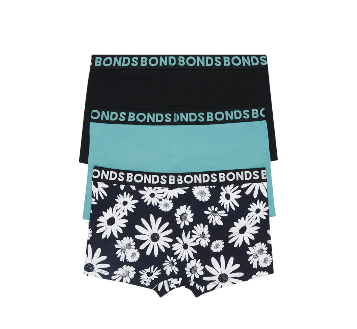 15 X Bonds Mens Everyday Trunks Underwear Flower Multi Black Undies