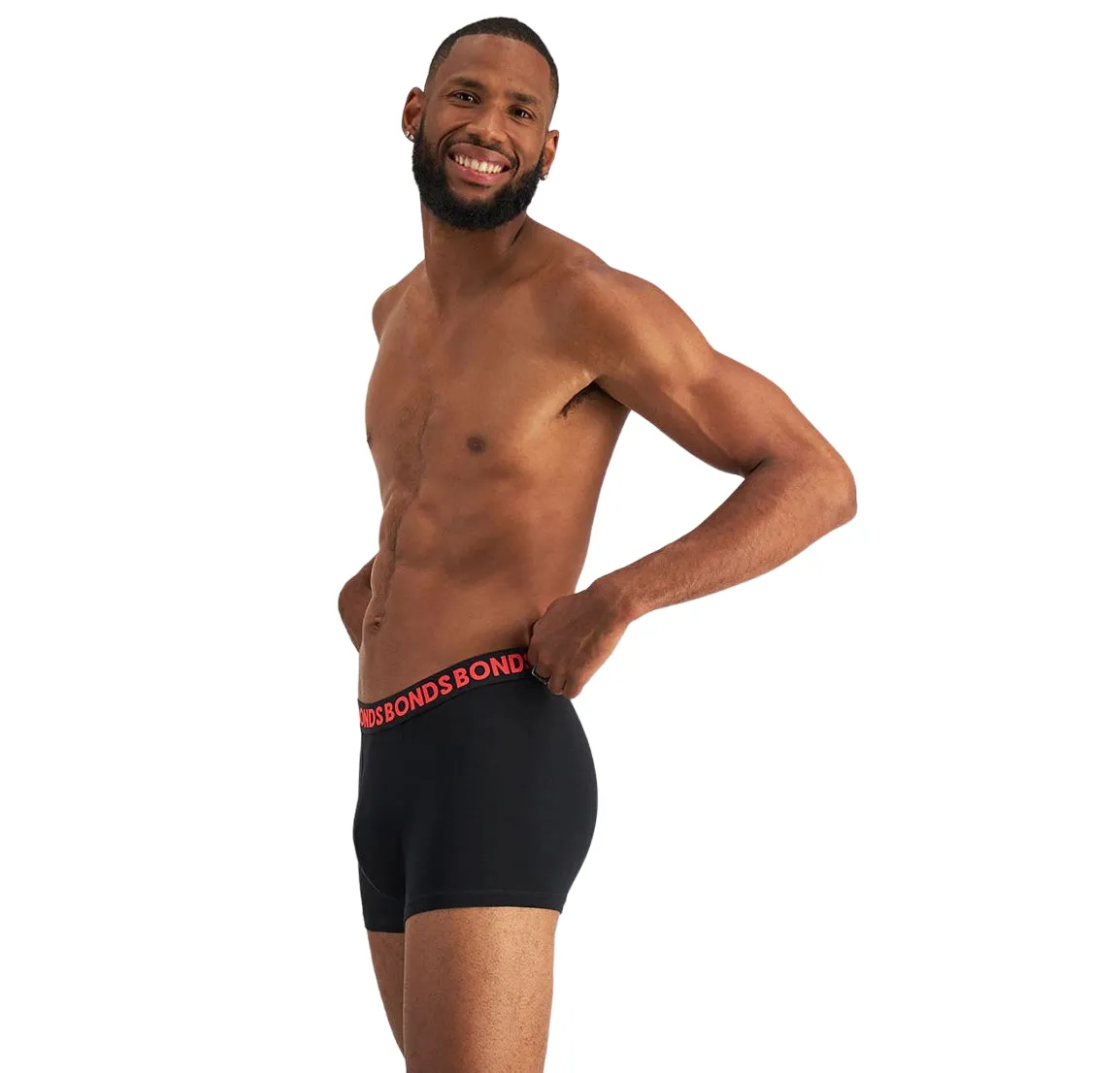 6 x Bonds Mens Everyday Trunks Underwear Black Multi Undies