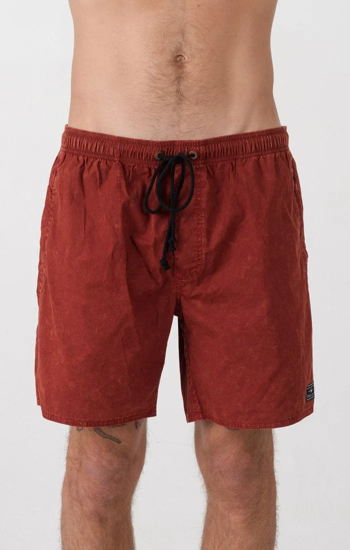 Afends Mens Baywatch - Elastic Waist Boardshort