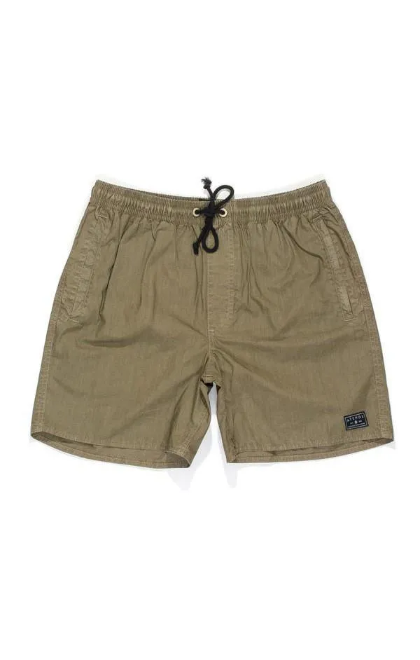 Afends Mens Baywatch - Elastic Waist Boardshort