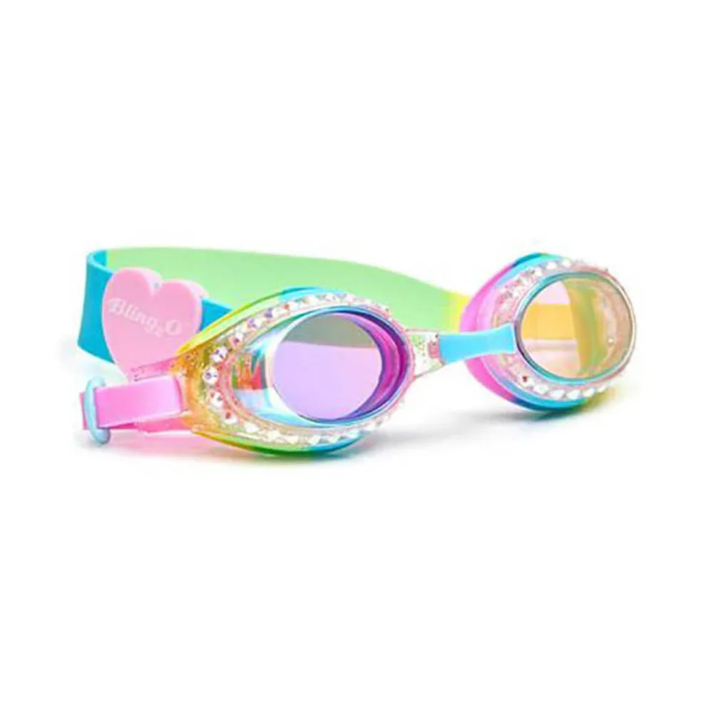 Bling2O Swim Goggles Classic Edition Cotton Candy Swirl