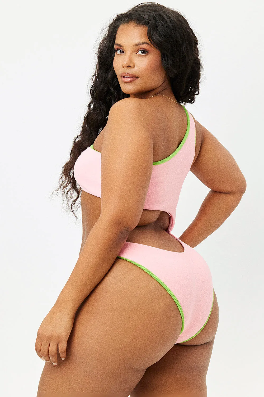 Cash Terry One Piece Swimsuit - Summer Melon