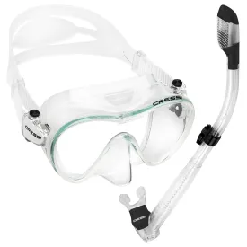 Cressi Frameless Dive Mask and Supernova Dry Snorkel Combo