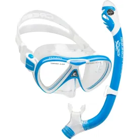 Cressi Pegaso Dive Mask & Iguana Dry Snorkel Junior Set