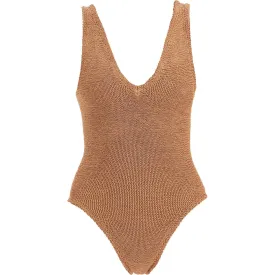 Hunza G. sadie metallic one-piece