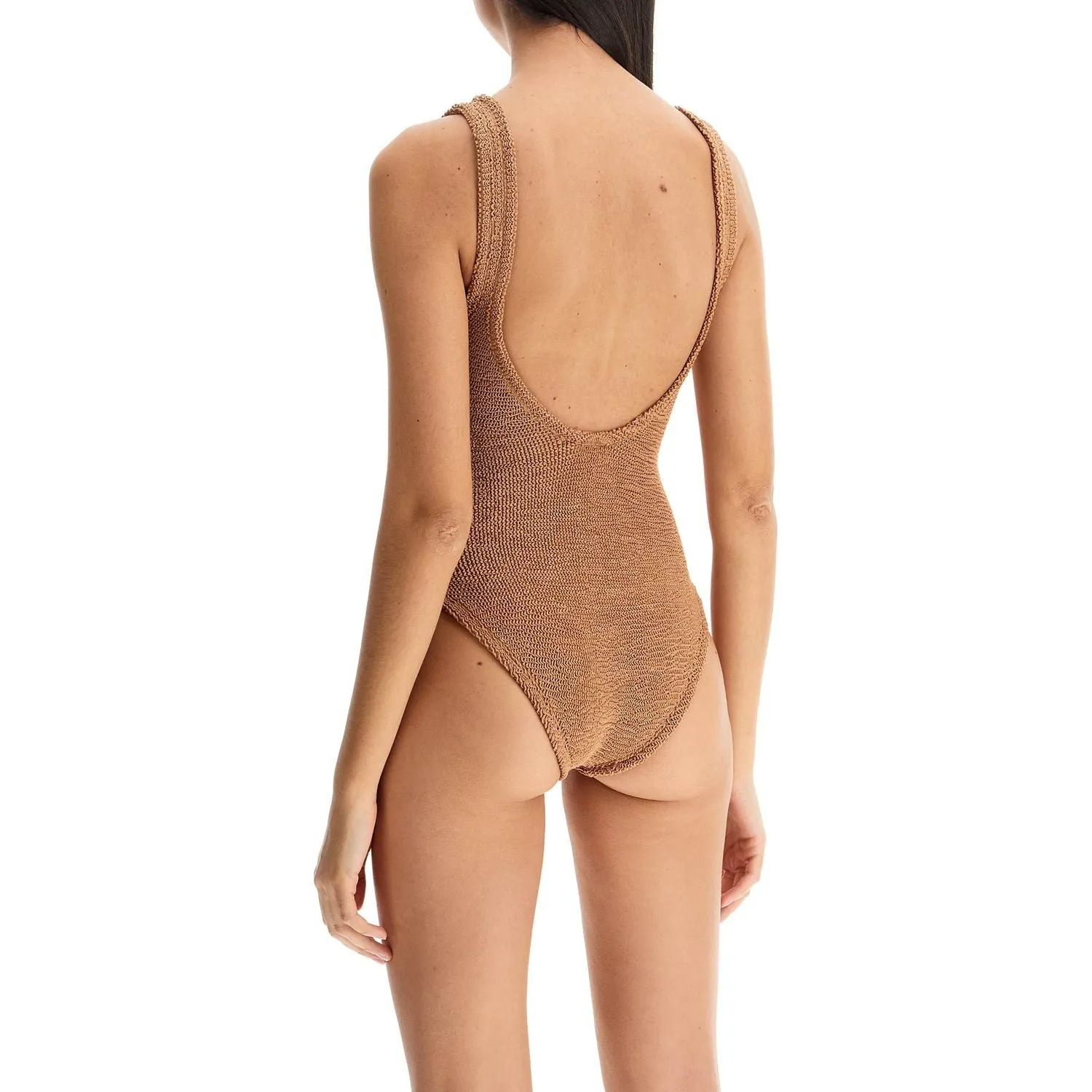 Hunza G. sadie metallic one-piece