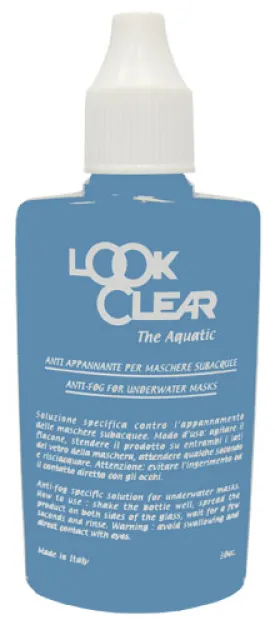 Look Clear Anti-Fog Drops (30ml) for Goggles And Diving Masks