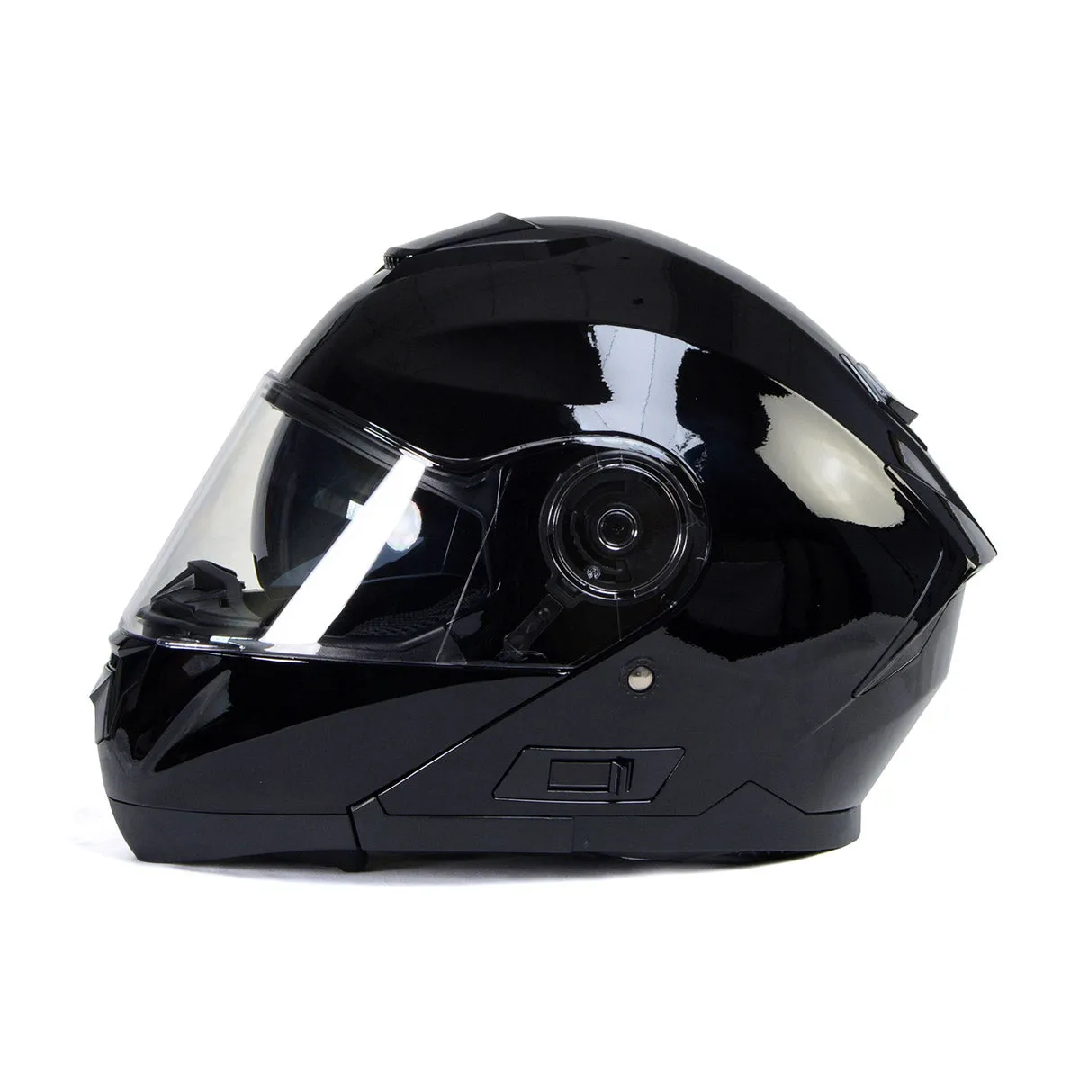 Milwaukee Helmets MPH9815DOT 'Breeze' Gloss Black Advanced Motorcycle