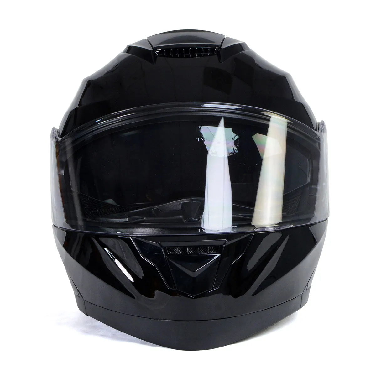 Milwaukee Helmets MPH9815DOT 'Breeze' Gloss Black Advanced Motorcycle