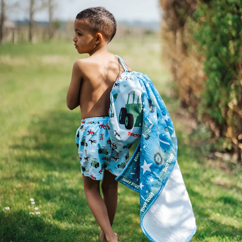 Tractor Ted Cloud Swimming Trunks