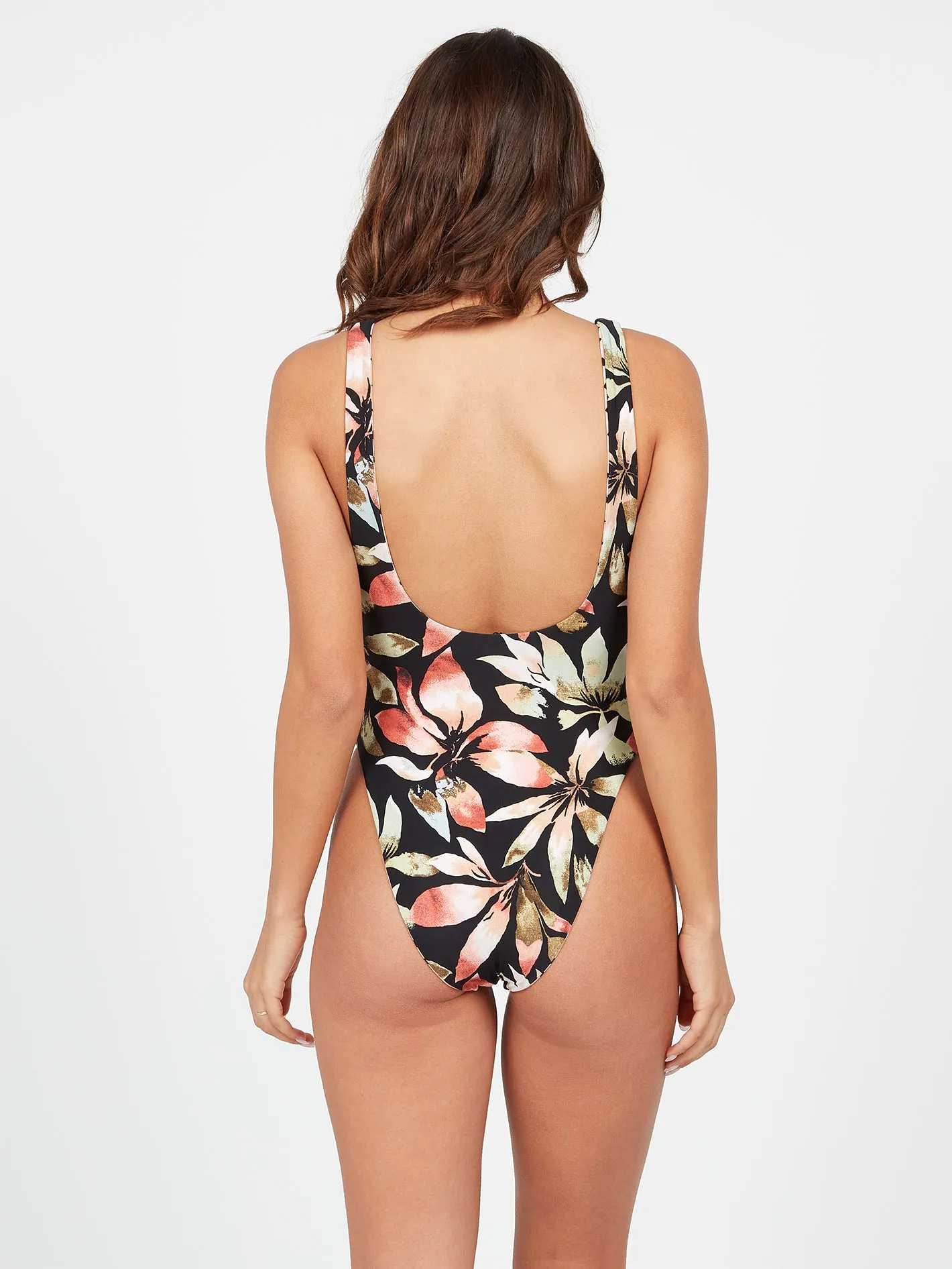 Tropic Crush One Piece - Black