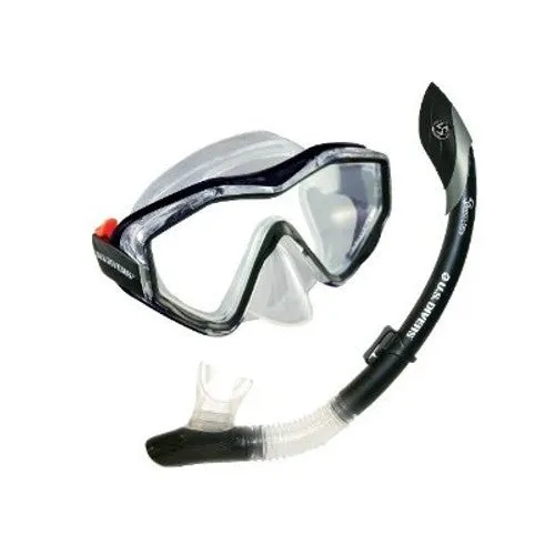 U.S. Divers Adult Anacapa 1 Mask - Island Dry Snorkel Combo